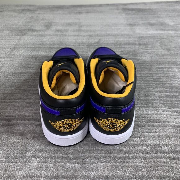 Nike Air Jordan 1 Low Mens 11.5 "Dark Concord" (553558-075) Lakers Purple NEW - Picture 2 of 10
